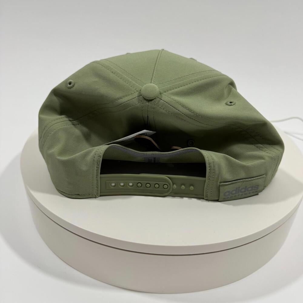 Adidas Men’s Sport Snapback Hat Aeroready Adjustable Fit Tent Green New With Tag - Picture 3 of 6